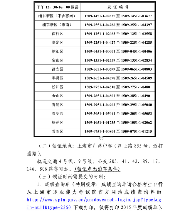 2015年上海中級(jí)會(huì)計(jì)師合格證領(lǐng)取通知