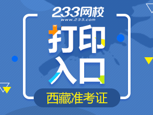 2020年西藏初級會計職稱考試準考證打印入口